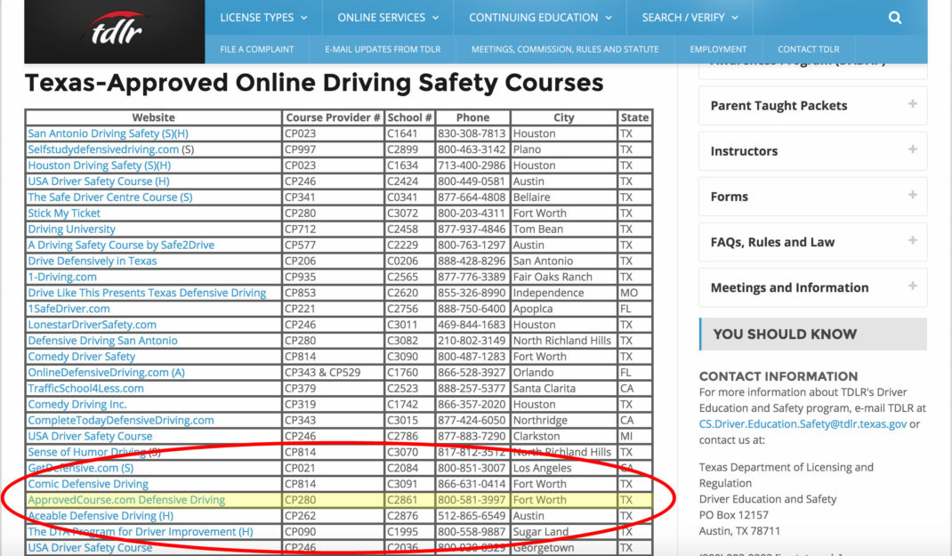 Approved Course Certification Drive Safely net Approved Course Certification Drive Safely net