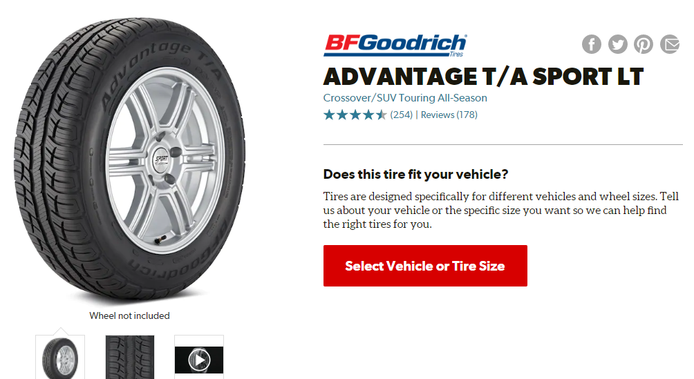 Best Tire for Honda Odyssey - The Top 5 Picks BFGoodrich Advantage